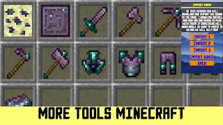 More Tools Mod for Minecraft 截图 1