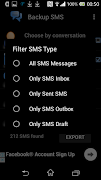 Backup SMS স্ক্রিনশট 3
