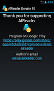 AlReader Donate 10-poster