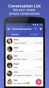 Private Message Box : Hide SMS penulis hantaran