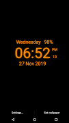 Digital Clock Live Wallpaper Ekran Görüntüsü 4