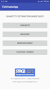 Construction Material Estimate App Plakat