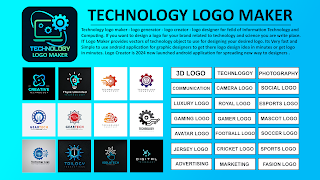 Technology Logo Maker-Creator Plakat