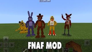 Fnaf Mod for Minecraft PE screenshot 2