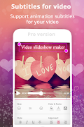 برنامه‌نما Video Slideshow Maker, Editor عکس از صفحه