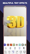 3D Logo Maker - 3D Logo Creato تصوير الشاشة 5