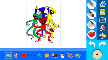 mini huggies Coloring Book Ekran Görüntüsü 3