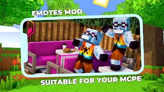 Emote Animation Mod Minecraft تصوير الشاشة 5