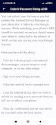 Unlock Mobile Password Guide screenshot 1