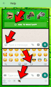 WASticker Dinosaurs syot layar 7