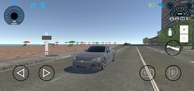 Audi E Tron Driving poster