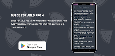 guide for Arlo Pro 4 poster