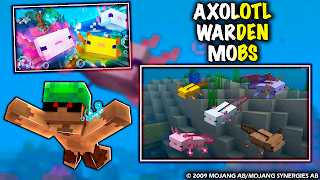More Axolotl Mod for Minecraft постер