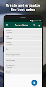 Secure Notes - Notepad screenshot 1