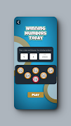Winning Numbers Today اسکرین شاٹ 1
