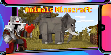 Animals Mod for Minecraft ポスター