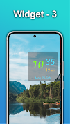 Digital Clock Widget скриншот 2