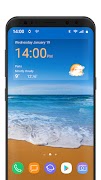 Digital clock weather theme 1 captura de pantalla 7