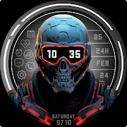 Skull Master Watch Face screenshot 7