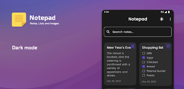 Notepad: Notes, Lists & Images Ekran Görüntüsü 6