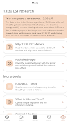 3 Schermata Sidereal Time App