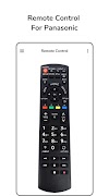 Remote Control For Panasonic capture d'écran 3