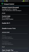 1 Schermata Hotspot Control