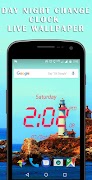 Day night changing clock lwp Ekran Görüntüsü 2