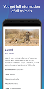 برنامه‌نما Animals  Information عکس از صفحه