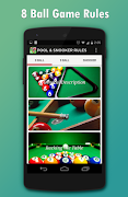 Pool & Snooker Rules اسکرین شاٹ 1