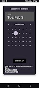 Age Calculator スクリーンショット 2
