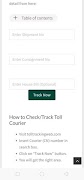 Toll Tracking Screenshot 2