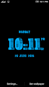 3D Digital Clock LWP screenshot 3