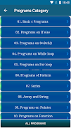 C MCQ Quiz Interview Programs اسکرین شاٹ 3
