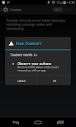 Toaster capture d'écran 3