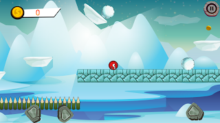 Red Bounce Ball: Blue Monster screenshot 3