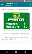 VIC Learner Permit Test 스크린샷 2
