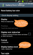 3 Schermata 배터리시계