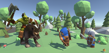 Low Poly Medieval Kingdom penulis hantaran