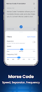 Morse Code Translator syot layar 1