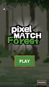 Pixel Match Forest Poster