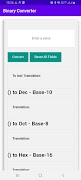 1 Schermata Binary converter - binary to decimal, hexadecimal