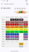 Resistor color code calculator 截图 3