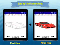 Teken een Supercar Easy screenshot 6