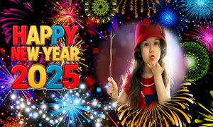 Happy New year photo Frames ảnh chụp màn hình 1