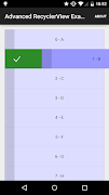 Advanced RecyclerView Examples syot layar 2