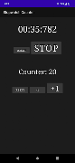 2 Schermata Millisecond Stopwatch Counter