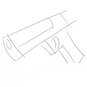 How to draw weapons CS GO poster