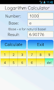 Logarithm Calculator اسکرین شاٹ 2