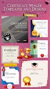 Certificate Template Maker পোস্টার